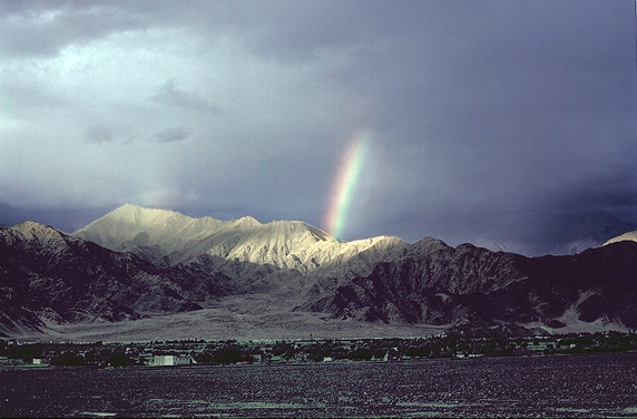 Rainbow over Mountains